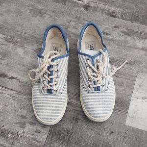 UGG Blue and White Casual Sneakers